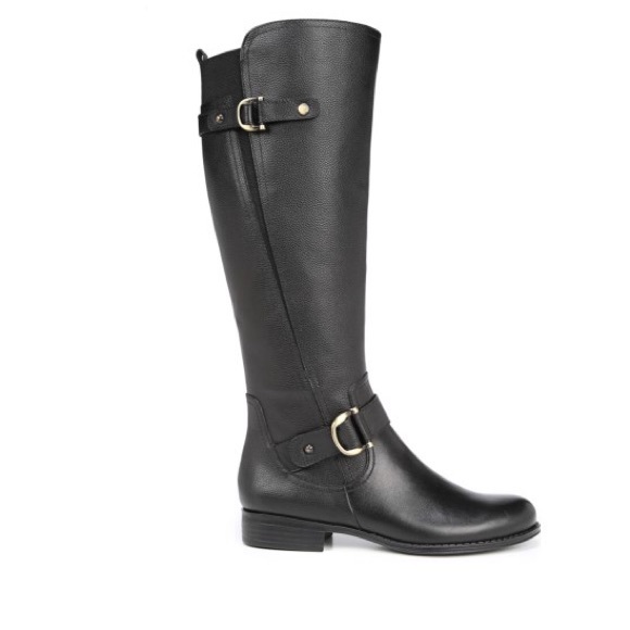 Naturalizer Jillian Wide Calf Black  Riding Boots - Picture 2 of 8